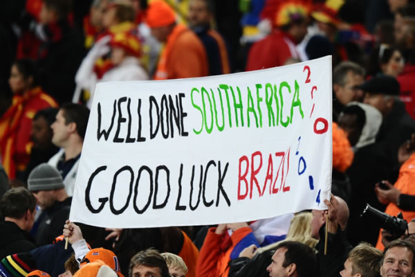 Fiesta en la clasura del mundial de Sudáfrica