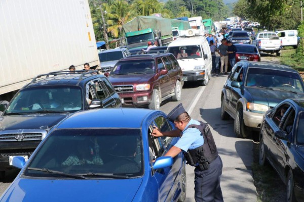 Habilitado paso entre Tela y El Progreso, Yoro
