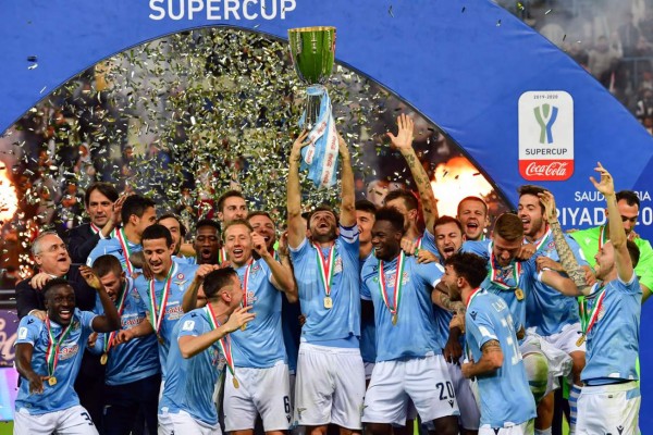 Lazio amarga a la Juventus de Cristiano Ronaldo y conquista su quinta Supercopa de Italia