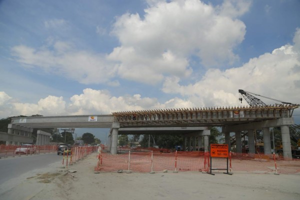 Intercambiador del bulevar del norte avanzado en un 70%