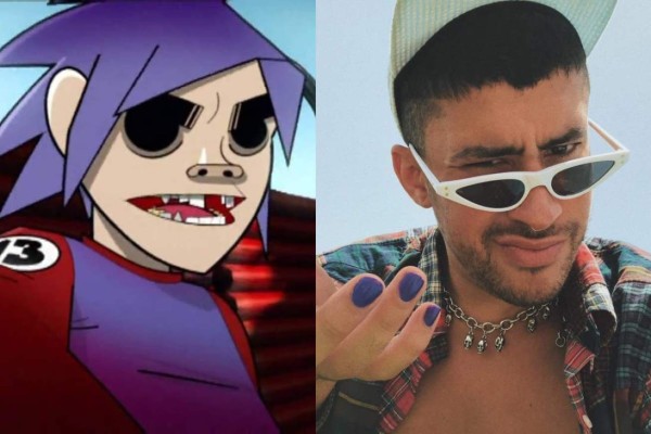 El grupo Gorillaz lanzará canción con Bad Bunny