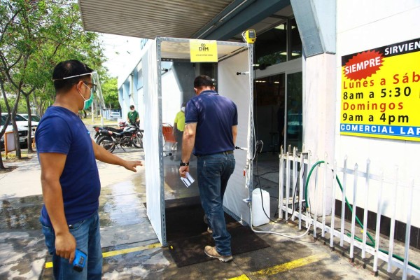 La OPS aconseja no usar túneles desinfectantes