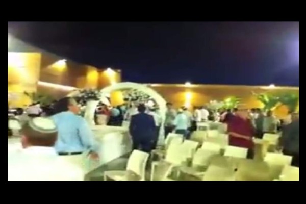 Misil estuvo a punto de caer en una boda en Israel