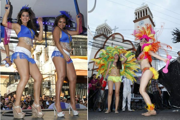 Hondureños celebraron con música y belleza el carnaval de La Ceiba
