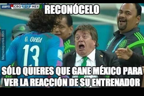 Memes de la victoria de México invaden la red