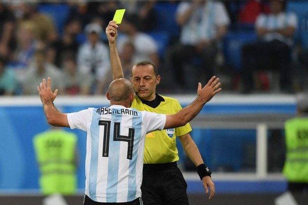 Así fue el polémico penal pitado contra la Argentina