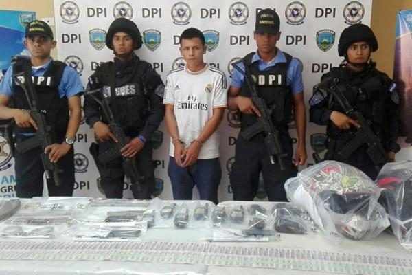 Detienen a supuesto pandillero con más de 60 mil lempiras
