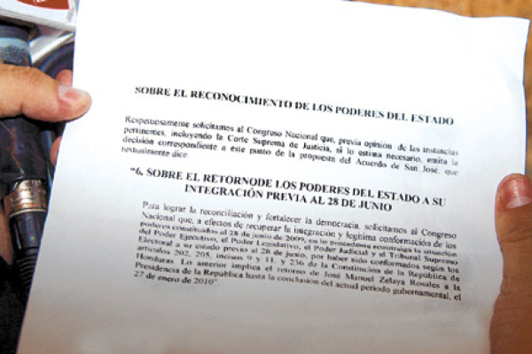 Comisiones empantanan el Diálogo Guaymuras