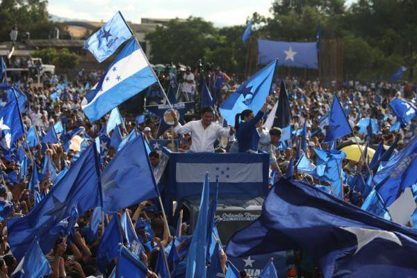 $!Juan Orlando Hernández representó al Partido Nacional, en primera instancia como diputado y presidente del Congreso Nacional, y después como presidente de la República durante ocho años consecutivos.