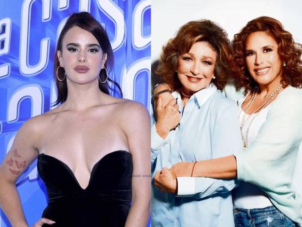 La actriz Gala Montes y las actrices Angélica Vale y Angélica María.