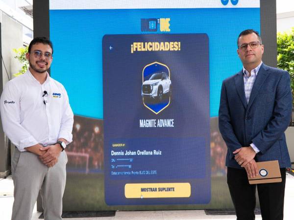 La promoción “UNO te une a la fiesta del fútbol” ya tiene a su primer ganador: un Nissan Magnite Advance entregado por UNO y Pronto en Honduras.