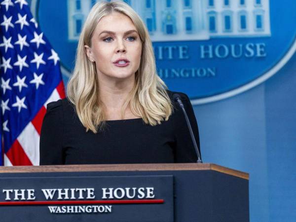 La secretaria de prensa de la Casa Blanca, Karoline Leavitt.