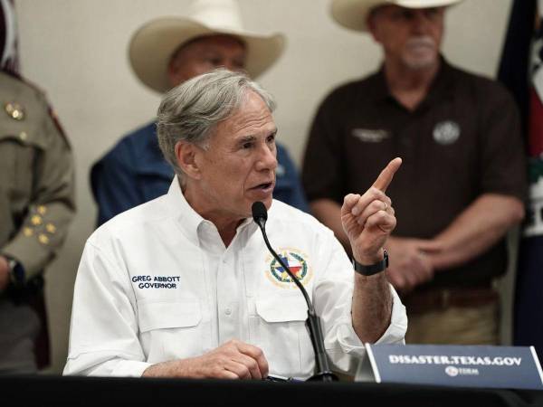 El gobernador de Texas, Greg Abbott.