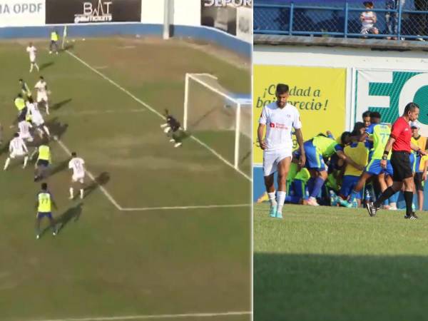 Edrick Menjívar atónito: El cabezazo de Nelson Muñoz que acabó con el invicto de Olimpia