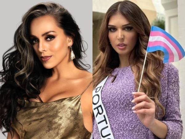 La actriz Ivonne Montero y la Miss Portugal, una concursante trans de Miss Universo 2023.