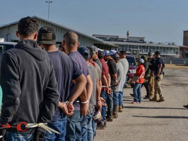Los arrestos de migrantes se han disparado en EEUU desde la llegada de Trump al poder.