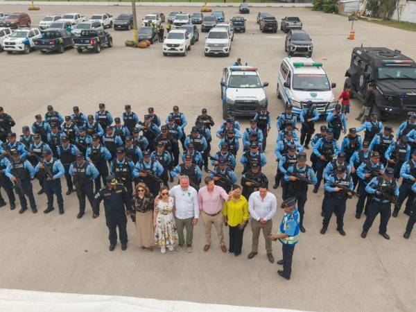 La municipalidad, empresa privada y la policía unen esfuerzos en San Pedro Sula para brindar seguridad.