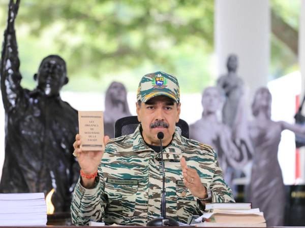 El presidente de Venezuela, Nicolás Maduro, durante un acto en Caracas.