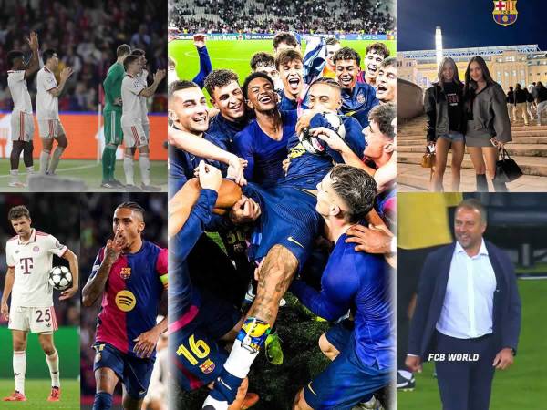 En imágenes la grandiosa victoria del Barcelona (4-1) sobre el Bayern Múnich en la Champions League con un sublime Raphinha, autor de un triplete en el Estadio Olímpico Lluís Companys de Montjuïc.