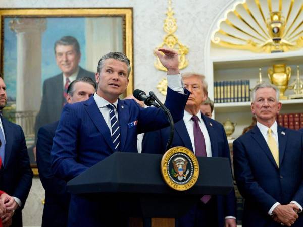 El secretario de Defensa de Estados Unidos, Pete Hegseth.