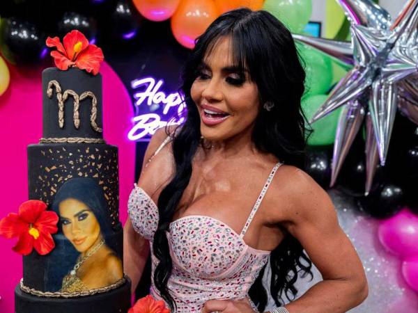 Maripily Rivera en su fiesta de cumpleaños.