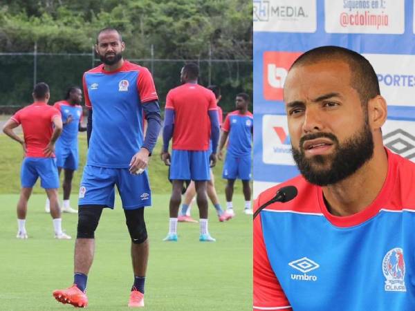 Edrick Menjívar en conferencia de prensa previo al debut en el torneo Apertura 2024.
