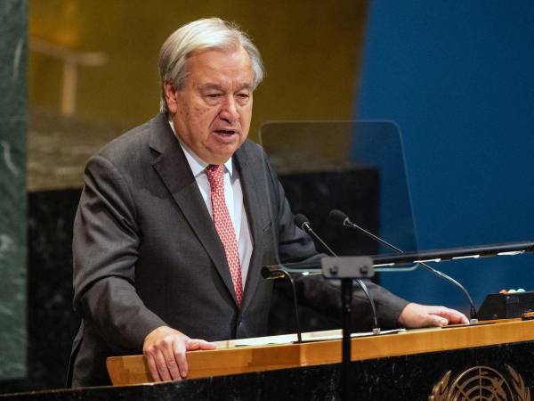 El Secretario General de la ONU, António Guterres, en la sede de las Naciones Unidas, en Nueva York.