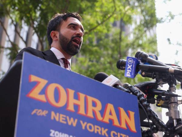 El candidato demócrata a la alcaldía de la ciudad de Nueva York, Zohran Mamdani.