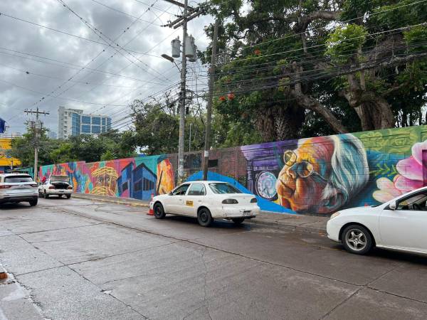 Del 12 al 27 de noviembre, la fachada del Asilo de Inválidos del Hospital San Felipe se llenó de vida gracias a la realización de un mural inspirado en las historias y vivencias de los residentes del Asilo del Hospital San Felipe.
