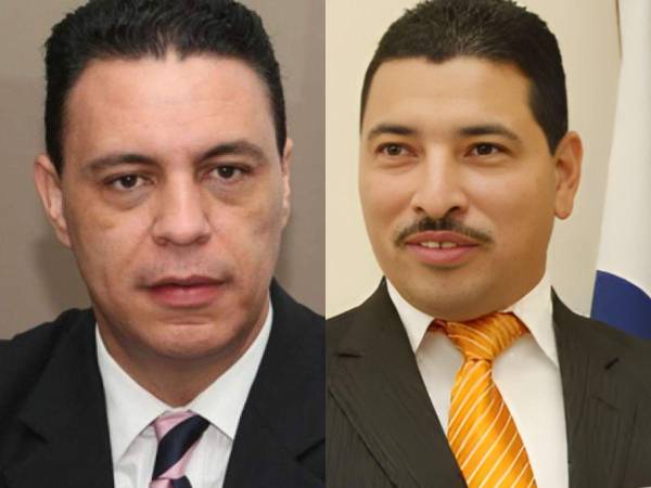 El abogado Dagoberto Aspra, candidato a procurador general, y Francisco Quiroz, candidato a subprocurador.