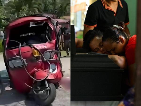 Dos menores perdieron la vida ayer en un trágico accidente de tránsito ocurrido en la comunidad de San Marcos, Omoa, Cortés.