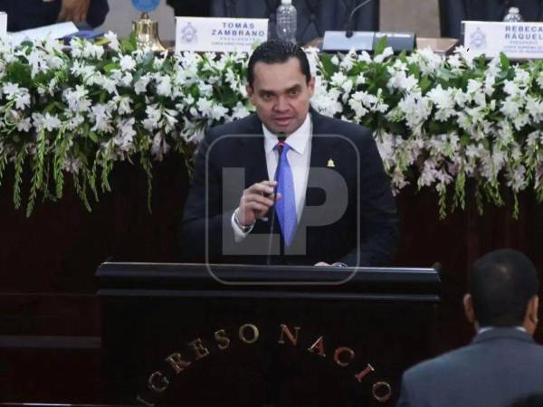 Tomás Zambrano, presidente del Congreso Nacional.
