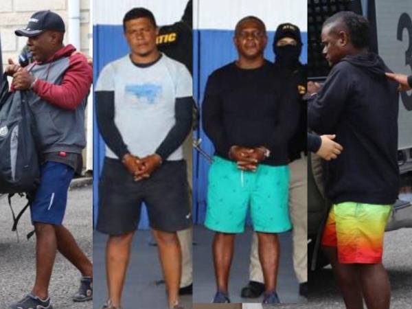 Un juez dictó detención judicial contra cinco hombres capturados en alta mar, en las costas de Gracias a Dios, durante una operación antidrogas en la que fueron asegurados 899 kilos de supuesta cocaína, valorados preliminarmente en unos 170 millones de lempiras.