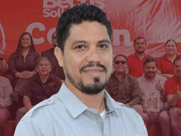 Javier Perdomo, candidato del partido Libertad y Refundación (Libre) a la alcaldía de La Jigua, Copán.