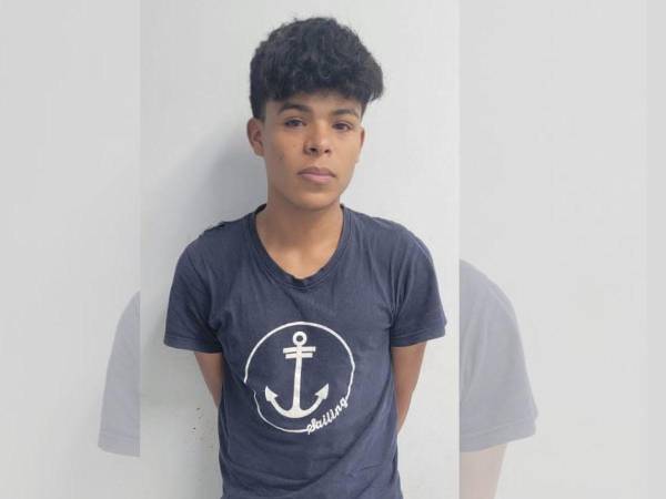 El hondureño capturado de 18 años es originario de Tegucigalpa.
