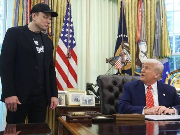 Elon Musk y Donald Trump.