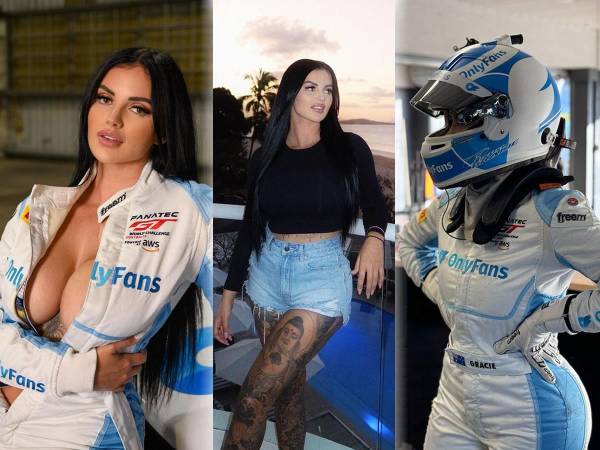 Renee Gracie, piloto de carreras que se convirtió en una estrella de contenido para adultos, ha vuelto a las pistas para destacar el volante con un equipo que patrocina OnlyFans.