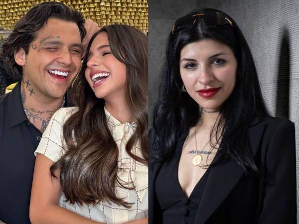 Los esposos Christian Nodal y Ángela Aguilar y Cazzu.