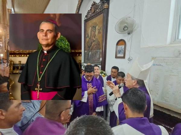 Los restos de monseñor Teodoro Gómez fueron sepultados en una cripta de la Catedral Inmaculada Concepción de Choluteca, tras las honras fúnebres que reunieron a cientos de feligreses.