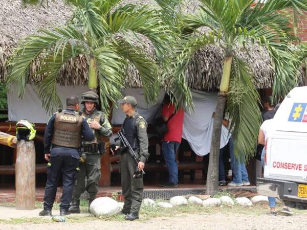 Militares trabajan en la zona de un asesinato en el Catatumbo (Colombia), en una fotografía de archivo.