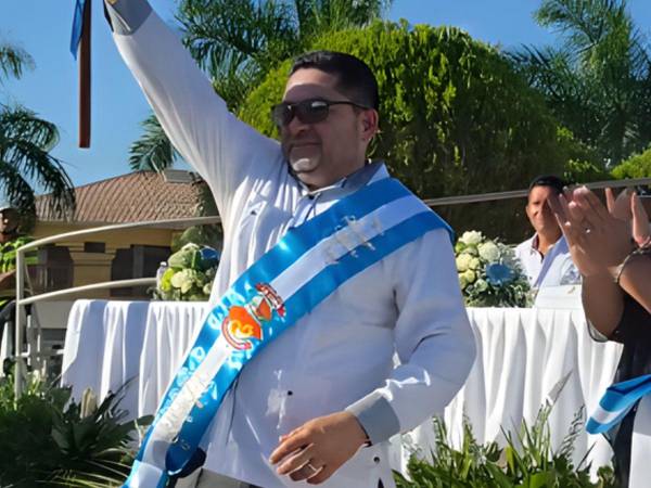 José Santiago Motiño López, alcalde reelecto de La Lima.