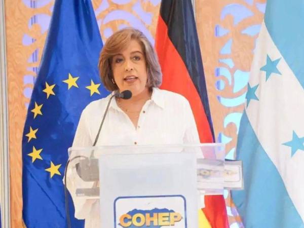 Anabel Gallardo, presidenta del Consejo Hondureño de la Empresa Privada (Cohep).
