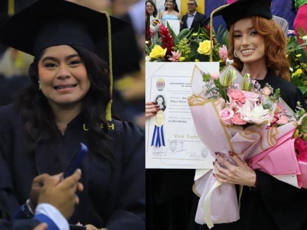 Doris Lilibeth Fúnez Reyes y Eunice Abigail Martínez López, periodistas de LA PRENSA.