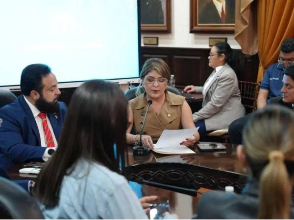 La cuestionada comisión permanente del Congreso Nacional en una sesión oficial, presidida por Luis Redondo, el 6 de noviembre de 2025.