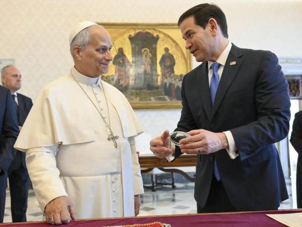 Rubio se reunió con León XIV en el Vaticano el pasado mayo.