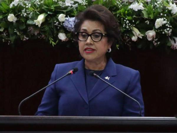 Rebeca Ráquel Obando, presidenta de la Corte Suprema de Justicia de Honduras.