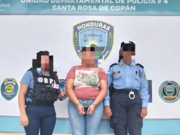 La nota fue dada a conocer por la Unidad Departamental de Policía #4 en Santa Rosa de Copán.