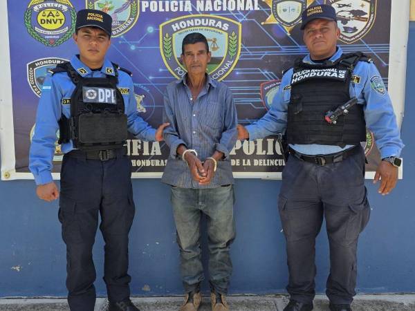 El detenido fue identificado como Oscar Leonel Sorto Cantillano, de 61 años.