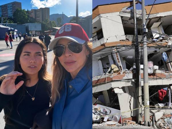 La mañana del lunes 10 de agosto un terremoto de magnitud 7,4 sacudió Colombia, lugar en el que se encontraban algunas celebridades debido a proyectos profesionales.