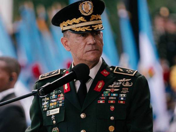 Héctor Benjamín Valerio Ardón, jefe del Estado Mayor Conjunto de las Fuerzas Armadas de Honduras.